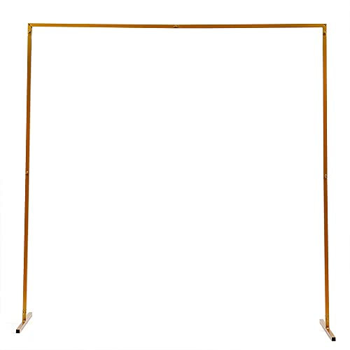 2,5X2,5M Gold Hochzeitsbogen Hochzeit Blumenständer Eisen Quadratisch Arch, Einfach Montieren Und Demontieren, Wiederverwendbar