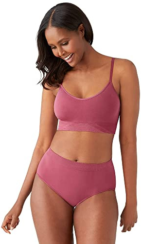 Wacoal B-Smooth Skinny Strap Bralette Reggiseno, Vino di Rosa, XXL Donna