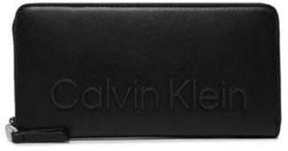 Calvin Klein Damen Ck Set Za Wallet Lg K60k610263, Schwarz (Ck Black), OS