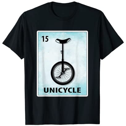 Einrad Mexikanische Fahrradkarten T-Shirt