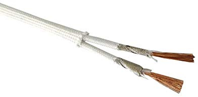XIBIO 500° Hochtemperaturkabel 2-adrig 3-adrig Draht Hitzebeständig Glimmer Geflechtdraht Feuerfest 0,5mm 0,75mm 1,0mm 1,5mm 2,5mm 4,0mm 1St (Color : 2 core, Size : 20 AWG 0.5mm)