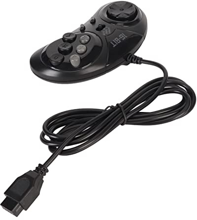 6-Tasten-USB-Gamepad-Controller, 9-poliges 16-Bit-ergonomisches Game-Controller-Pad, -Handheld-USBController-Pad für Spielautomaten