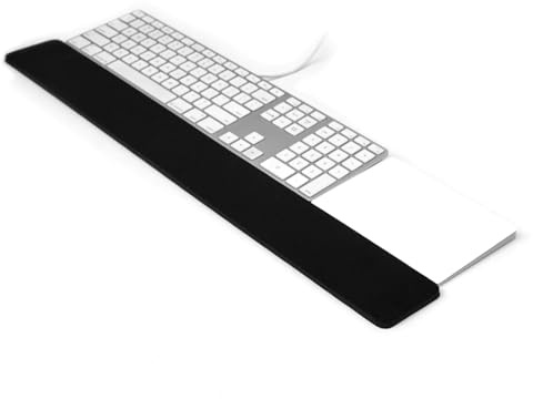 GRIFITI Schlankes Handgelenkpolster, 61 x 7,6 x 0,6 cm, ergonomische Tastatur- und Mauspad, Handgelenkauflage für schlanke Tastatur mit Maus, Trackball oder Trackpad