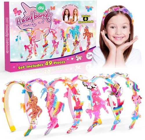 HappyKidsClub Einhorn Spielzeug für Mädchen, 4-12 Jahre, kreative Freizeit, Kinder, Geburtstagsgeschenk 5-10 Jahre