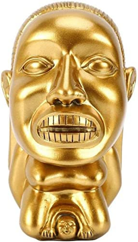 nezababy Indiana Jones Heiliger Gral Statue Kunstharz Erinnerungsstücke Replik Skulptur Halloween Cosplay Handwerk Figuren (Statue des Fruchtbarkeitsidols, ONE Size)