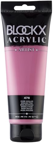 Blockx 61476BXC Acrylique Fine Opaque - Rose anglais - 250ml