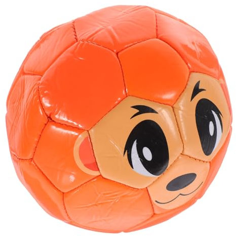 BESTonZON Karton Fußball Für Junge Mädchen Sicherer Pu- Mit Niedlichem Cartoon-Muster Für Drinnen Und Draußen Fördert Motorische Fähigkeiten Und Kreativität