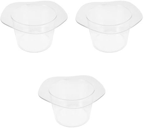 ABOOFAN 3 Pièces Chapeau Seau à Glace Porte-gobelet Gonflable Piscine Rose Seau à Glace Ananas seaux Ice Tub Seau à glaçons Seau à Glace pour Bar Seau à Glace Transparent Acrylique