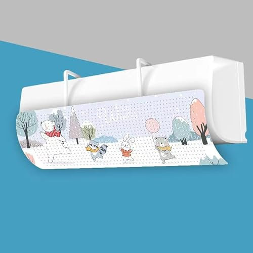 Universal-Windabweiser für Klimaanlage, für Wand-Klimaanlagen, für Haus/Büro, Senioren, Babys, schwangere Frauen