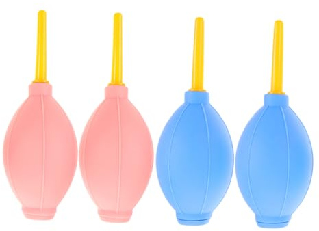 Ipetboom 4 Stück Blasebalg für Wimpernverlängerung Gummi und Nylon Sanft zum Auge zum Trocknen für Professionellen Einsatz