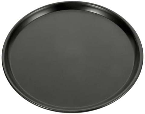 Mipcase Plat Croustilleur Antiadhésif pour Four et Micro-ondes 31cm | Chaleur uniforme, fond de pizza croquant, alliage robuste, lavage rapide sans effort, bords surélevés sécurisés