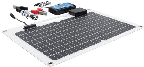 Chargeur de Batterie de Panneau Solaire en Silicium Monocristallin 100 W avec Contrôleur 100 A pour Une Charge Efficace dans Les Environnements de Camping-Car et de Bateau