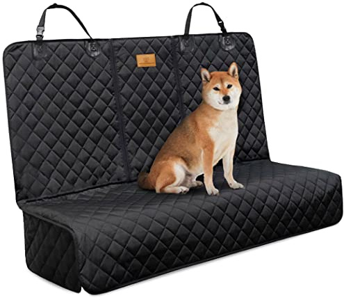 AMZPET – Housse de siège auto pour chien (universelle 133 cm de large), housse de siège de voiture imperméable pour chiens et enfants, protection de siège voiture de supérieure, compatible avec Isofix