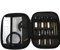 ANCLLO Kit de cepillos de limpieza de 20 piezas con estuche de transporte para pistola al aire libre herramienta de caza cepillo accesorios