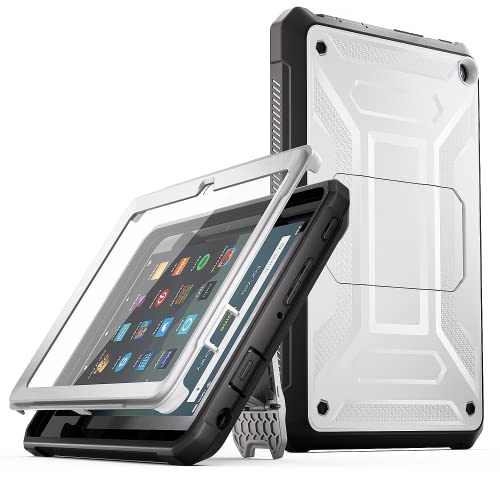 TrendGate Tablet Case for 8 Inch Tablets - Lightweight Armour Series Full Body Rugged Hands-Free Display Stand with Screen Protector, Not for iPad Samsung - Grey