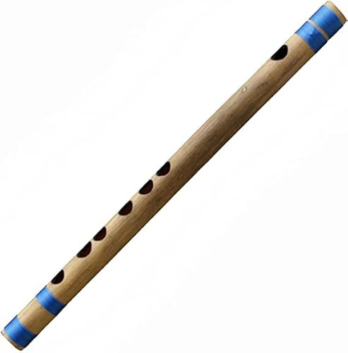 Bambus Querflöten Indische Bansuri (A# Melodie ) Holzblasinstrumente für Anfänger / Profi 28 cm