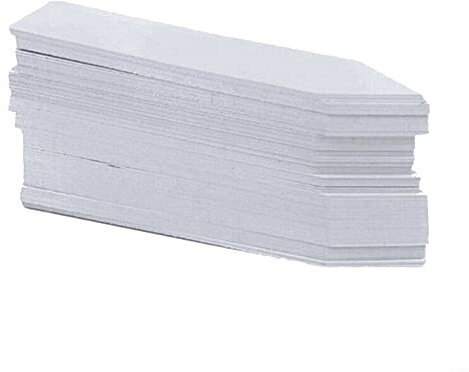 QOXEZY Lot de 1000 étiquettes pour plantes d'extérieur, étiquettes de jardin en plastique blanc pour plantes d'intérieur et d'extérieur