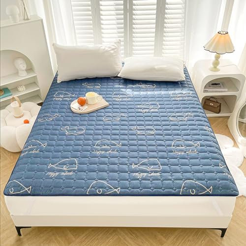 HAIBA Matratzenschoner 180x200cm atmungsaktive Matratzenauflage Matratzentopper mit Steppmuster, Matratzen Topper Weich Waschbar Matratzenbezug bettlaken