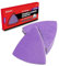 EZARC Schleifpapier Dreieckschleifer 60 Stück, Zirkonoxid Schleifpapier 80 x 80 x 80 mm Multitool Schleifdreiecke, 60/80/120/180/240/320 Körnung mit Klett, für Holz, Metall, Trockenbau