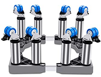Adjustable Washing Machine Base Washing Machine Stand Base Multi-functional Movable Adjustable Roller Base 4/8/12 Wheels Air Conditioner Base length/width 41-65cm Washing Machine Stand Pedes