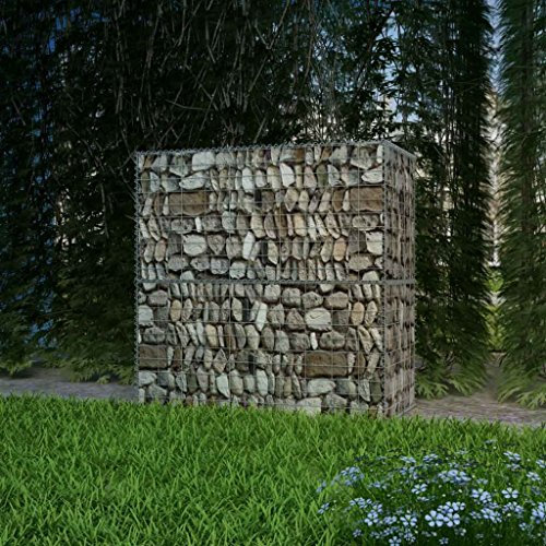 ShGaxin Gabbione in Rete in Acciaio Zincato 100x50x100 cm,Gabbione in Rete in Acciaio,Gabbioni Metallici,Gabbioni Metallici per Pietre-142550