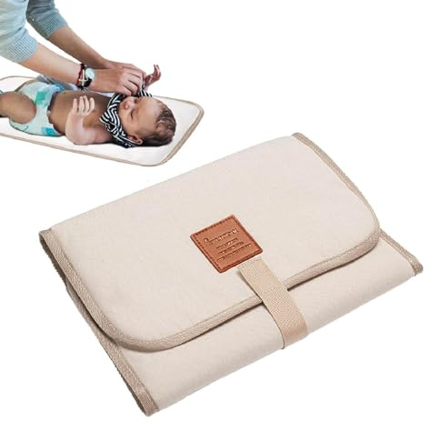 Tragbares Wickelunterlage für Unterwegs,Wickelunterlage Waschbar,Wiederverwendbare Baby Wickelauflage Maschinenwaschbar,Tragbare wasserdichte Wickelunterlage für Unterwegs Wickel Clutch