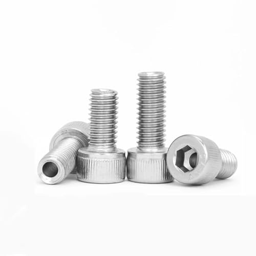 AYYSSM Tornillo Hueco con Cabeza Hexagonal de Acero Inoxidable 304 / Perno Hueco/Tornillo con Orificio pasante M6M8M10M12(2pcs M8x30x4.1)