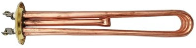 KEBLIN 1pc 3 Phase 380V 9KW 63mm Round Flange Copper Heater Submersible Immersion Heater Instant Water Boiler Heating Element(A 380V 9KW)