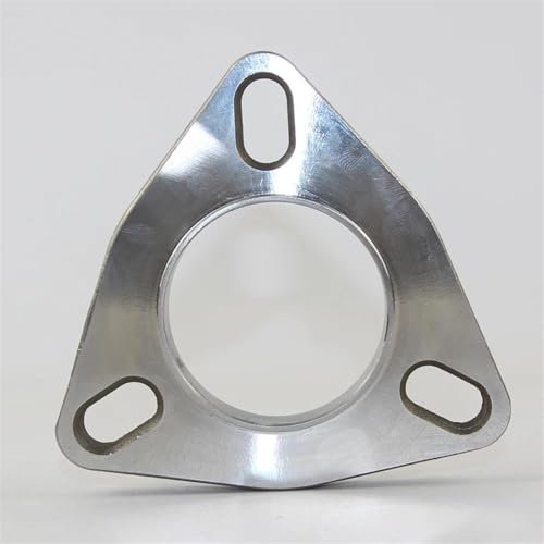 YSQHSODS Tubo Escape Coche Brida De Acero Inoxidable 304 Brida Móvil Universal Soldada De 51 Mm con 3 Orificios Utilizada para Tubos De Escape De Automóviles Terminal Escape
