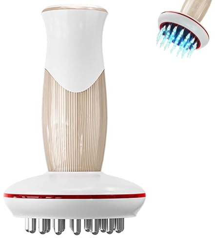 Farad Beauty Heated Brush, Faradbeauty Heated Lymphatic Drainage Brush Massager20 Speed Vibration, Reduces Puffiness & Soothes Relaxation for Belly, Arms, Legs, Back, Body (1 pcs)