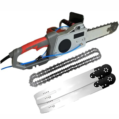 CGLYYDS Tronçonneuse électrique pour Béton, Tronçonneuse Murale Portative, Tronçonneuse Murale Diamantée avec Système Anti-Poussière Alimenté par Eau cuttingdepth480mm