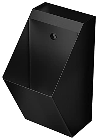 Urinario de pared de acero inoxidable para hombre con sensor automático, accesorio ideal para baños familiares y de oficina