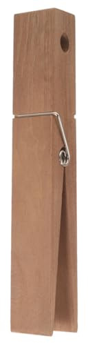 GALPADA Giant Wood Clothespin Towel Rack Clip for Beach Towels Beach Must Haves Extra Wood Clips for Laundry