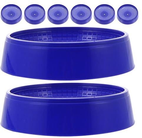 UTHCLO 8 Pezzi Ciotole per Nidificazione in Plastico Blu per Piccioni e Uccelli Piccoli Favoriscono Un Contesto Confortevole per L'allevamento