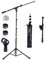Tlingt Support Portable Microphone Stand, Mic Stand with Telescopic Boom Arm, a Mic Boom Stand Perfect for Pub Gigs, Live Performances, Busking, and Home Use...