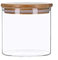 Tarros de cristal con tapa de bambú, tarros de cristal, 350 ml – 2200 ml, herméticos, aptos para lavavajillas, antipolillas (500 ml)