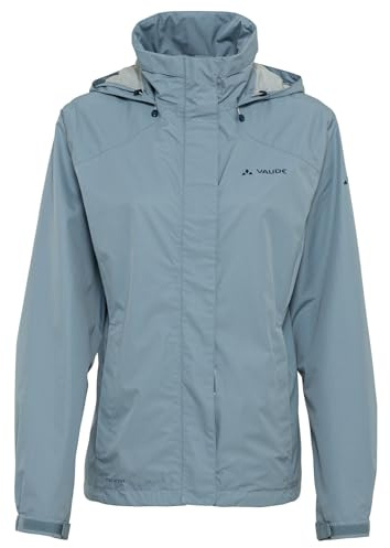 VAUDE Escape Bike Light Regenjacke Damen – Gefütterte Regenjacke mit 2-Lagen Membran, reflektierende Jacke wasserdicht 412g