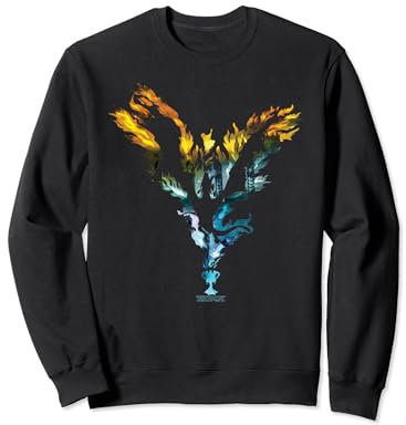 Harry Potter Goblet of Fire Dragon Colour Flames Sweatshirt