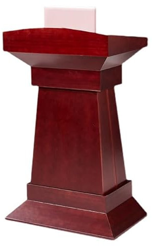 CMYCYDDPLY Podium, Stehtisch, Tragbarer Rednerpultständer, Hostessenständer, Stehende Kirchenkanzel, Rednerpult mit Aufbewahrungsschrank und Schallwand, Einfache Montage