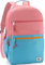 VASCHY Mochila Niña Niño, Mochila Adolescentes 7-12 Años Mochila Escolar Lightweight Mochila Infantil Lisa Mochila Instituto Resistente al Agua Mochila Colegio, Azul Rosado-L-19L