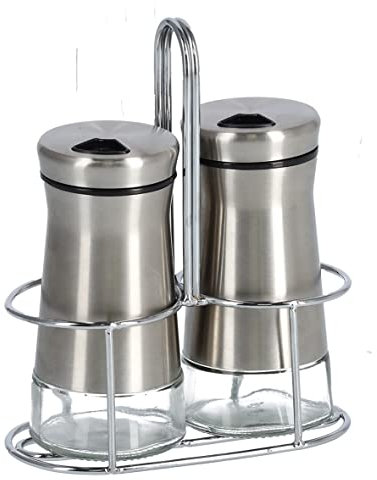 Zeller 19631 Ensemble salière et poivrière Transparent