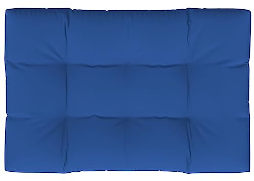 vidaXL Palettenkissen, Palettenauflage für Europaletten, Palettenpolster Palettensofa Outdoor Indoor, Sitzkissen, Königsblau 120x80x12cm Stoff