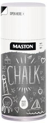 MASTON Chalk Paint - Matt - White - Spray Chalk - 150ml