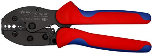 Knipex PreciForce Crimp-Werkzeug 1.5 mm für BNC-Steckverbinder, TNC-Steckverbinder, 220mm