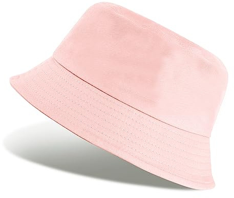 Tuopuda Fischerhüte Herren Damen, Anglerhut Baumwolle, Bucket Hat Faltbar, Sommerhut Outdoor, Kappen Cap Freizeithut zum Wandern Camping Reisen Angeln 56-58cm