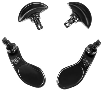 Ceozon Back Paddles for Ps5 Edge Controller Replacement Accessories 4 PCS Metal Back Buttons Paddle Black