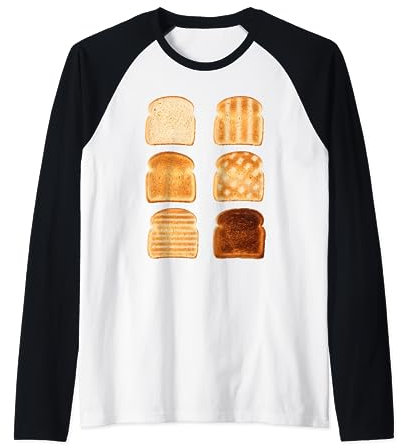 Types De Toasts I Pain Grillé Grille-pain Petit Déjeuner Manche Raglan