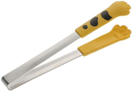 OUNONA Heat-Resistant Serving Clips Non- Food Tongs for Baking Lightweight Kitchen Tools for Christmas Parties Bbqs and Picnics and Easy to Handle