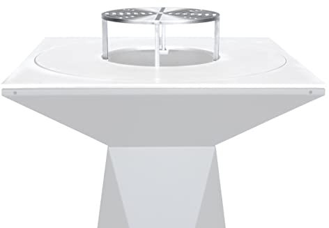 Grille avec Support en Acier Carbone pour brasero - Artiss