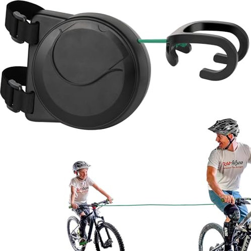 Drado Retractable Bicycle Tow Rope for Children's Trailer - Wear-Resistant Nylon, Outdoor Portable (2.5m)